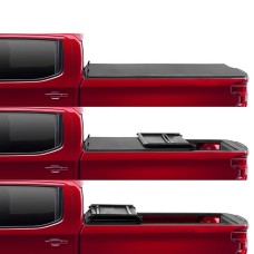 [US Warehouse] Спокойная 3-разрядная 3-разрядная крышка Tonneau для Dodge 2002-2018 RAM 1500 / 2003-2018 RAM 2500/3500 Размер: 6,5 фута кровать